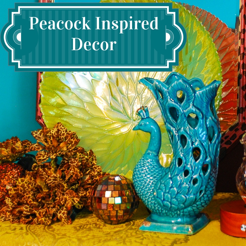 Peacock Inspired Decor