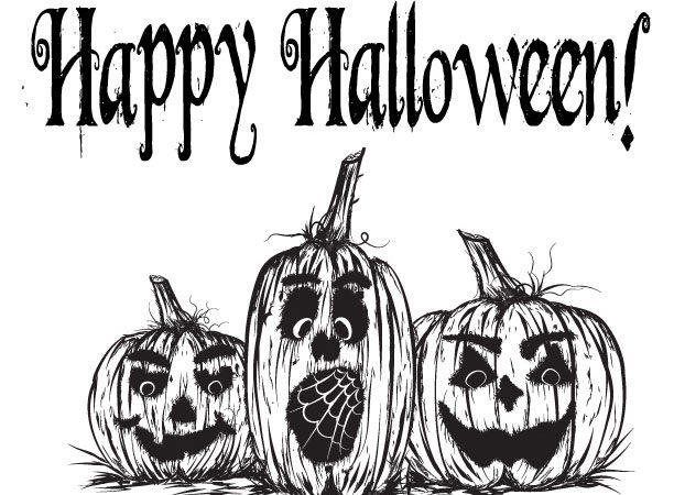 Free Printable Halloween Jack o'lantern Coloring Page